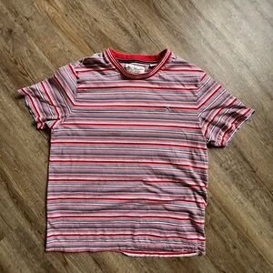 Original Penguin Red & White Striped Short-Sleeve Tee